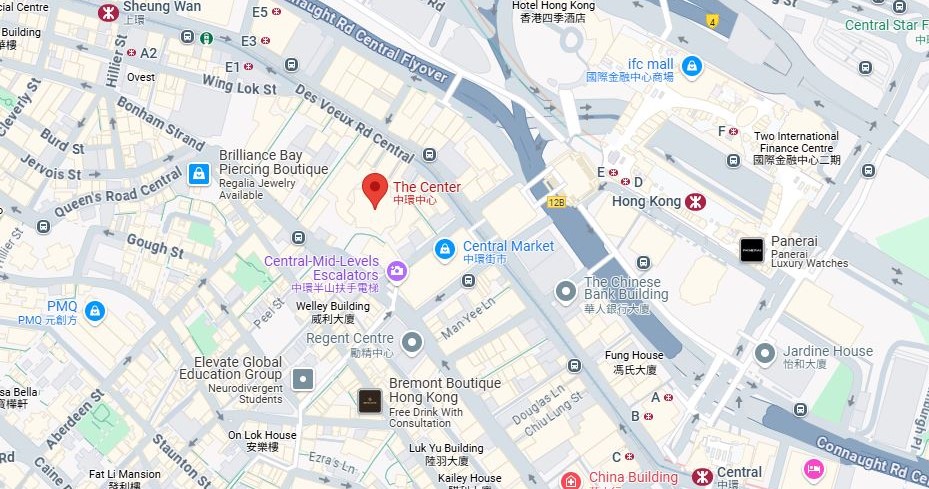 China International Securities Office Location Map - 中國國際證券辦公室位置地圖